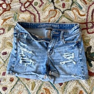 American Eagle distressed shorts